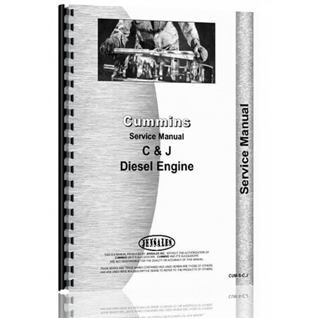 Aftermarket Service Manual Made For Cummins JNF130 RAP70224